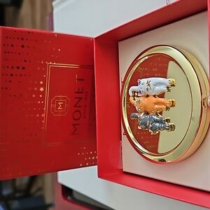 Monet Compact Double Mirror Three Cats